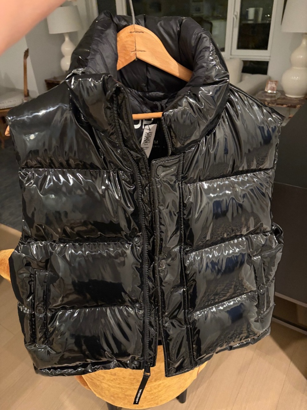 Super Puff Vest in Black Noir